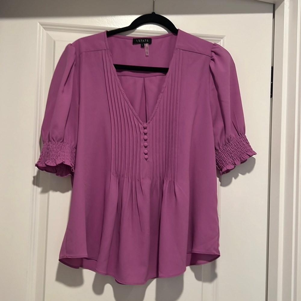 Slate purple blouse